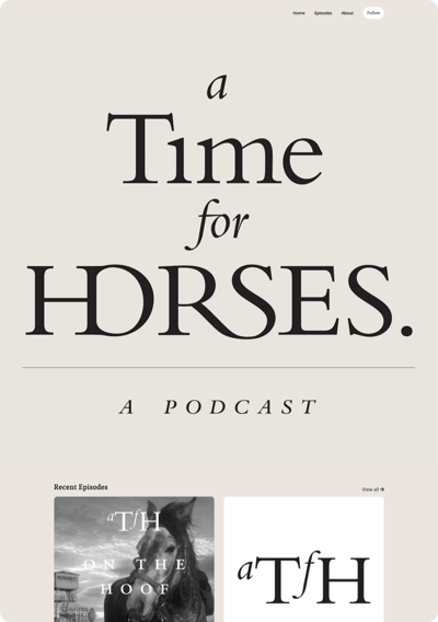 Podcast Website Right