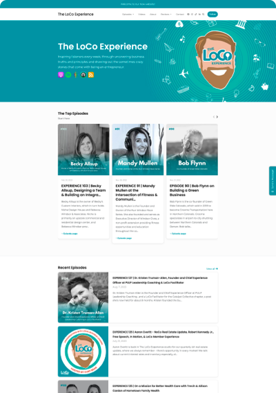 Podcast Website Right